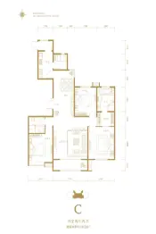 凰家公元4室2厅1厨2卫建面165.0㎡
