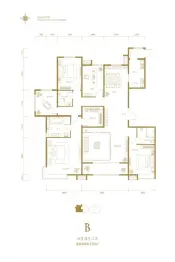 凰家公元4室2厅1厨3卫建面228.0㎡